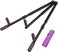 AmazeFan Leg Stretcher, 3 Bar Leg Split Stretching Machine, Flexibility Stretching Equipment for Ballet, Yoga, Dance, Martial Arts, MMA, Home Gym Exercise[US. Patent Design].