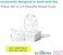 Willow 360 Breast Pump Flanges, 2-Count - 21mm Breast Shield - for Willow 360 or 3. 0 Wearable Breast Pump, Hands-Free for Leak Proof Breast Pumping with The Willow Milk Bags.
