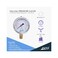 JIVTO Pressure Gauge,Liquid Filled,2 1/2" face Dia,0-30 psi/bar/kpa,1/4" NPT Male Brass Connection,Lower Mount, Polycarbonate Lens Window, Stainless Steel case.