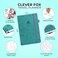 Clever Fox Travel Journal &ndash; Vacation Planner with Budget Plan, Packing List, Expense TrackerTrip Journal &ndash; Travelling Itinerary Organizer for Women, MenCouples &ndash; A5 Size, Turquoise.