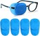 Hecaty 4 Pack Eye Patches for Kids Girls Boys, RightLeft Eye Patch for Glasses, Lazy Eye Patch for Children Treating Lazy Eye Amblyopia Strabismus and After Surgery&hellip; (Blue(Blue.