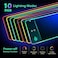 GIM Wireless Charging RGB Gaming Mouse Pad 10W, LED Mouse Mat 800x300x4MM, 10 Light Modes Extra Large Mousepad Non-Slip Rubber Base Computer Keyboard Mat for Gaming, MacBook, PC, Laptop, Desk.