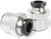 TAILONZ PNEUMATIC Male Straight 1/4 Inch Tube OD x 1/2 Inch NPT Thread Push to Connect Fittings PC-1/4-N4 (Pack of 10.