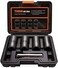 THINKWORK 1/2 Inch Drive Lug Nut Removal Tool, 5-Piece Wheel Lock Removal Kit, Lug Nut Remover for Stripped, Rounded, Damaged, Frozen, Rusted Bolts.