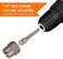 THINKWORK Bolt Extractor Set, 131 Pieces Impact BoltNut Remover Set, Stripped Lug Nut Remover, Extraction Socket Set for Removing Damaged, Frozen, Rusted, Rounded-Off Bolts, NutsScrews.