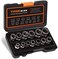 THINKWORK Bolt Extractor Set, 131 Pieces Impact BoltNut Remover Set, Stripped Lug Nut Remover, Extraction Socket Set for Removing Damaged, Frozen, Rusted, Rounded-Off Bolts, NutsScrews.
