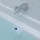 SlipX Solutions Bottomless BathOverflow Drain Cover for TubGreat Gifts for Mom, SpaBath AccessoriesDrain Block, Water Stopper PlugBath Essentials for Women4" Diameter, White.