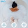 SlipX Solutions Bottomless BathOverflow Drain Cover for TubGreat Gifts for Mom, SpaBath AccessoriesDrain Block, Water Stopper PlugBath Essentials for Women4" Diameter, White.