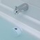 SlipX Solutions Bottomless BathOverflow Drain Cover for TubGreat Gifts for Mom, SpaBath AccessoriesDrain Block, Water Stopper PlugBath Essentials for Women4" Diameter, White.
