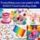 ENCO KIT WITH 9 BASIC GEL FOOD COLORS (1. 4 OZ EA BOTTLE OF COLOR.