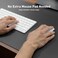 Aothia Leather Desk Pad Protector, Mouse Pad, Office Desk Mat, Non-Slip PU Leather Desk Blotter, Laptop Desk Pad, Waterproof Desk Writing Pad for Office and Home (Gray,23. 6" x 13. 7".