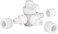 RecPro RV Plumbing Hardware069103-Way 1/2" Compression Fitting Directional/Bypass ValvePex Pipe/Tubing Fittings (2 Fittings.