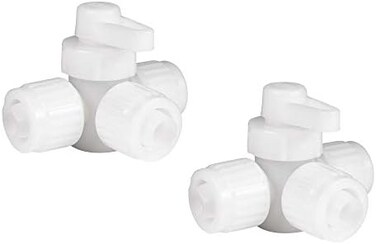 RecPro RV Plumbing Hardware069103-Way 1/2" Compression Fitting Directional/Bypass ValvePex Pipe/Tubing Fittings (2 Fittings.