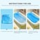 Hallo Baby Bath Sponge Soft Infant Bath Mat Newborn Cushion Odor Free (Blue.