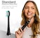 AquaSonic Black Series Replacement Brush Heads 2-Pack - Electric Toothbrush Replacement Brush Heads.