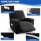 MAXIJIN Recliner Cover Slipcovers for Living Room 4 Pieces Stretch Jacquard Recliner Chair Cover Soft Fitted Recliner Protector with Elastic Bottom for Kids, Pets (Recliner, Black.