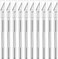 Jetmore 10-Pack Exacto Knife Precision Cutter Utility and Hobby Knife Metal Art Pen KnifeCraft Knife Set with Safety Cap for DIY Art Cutting Carving Scrapbooking.