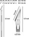 Jetmore 10-Pack Exacto Knife Precision Cutter Utility and Hobby Knife Metal Art Pen KnifeCraft Knife Set with Safety Cap for DIY Art Cutting Carving Scrapbooking.
