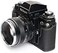 حقيبة BolinUS Nikon F3، حقيبة نصفية مصنوعة يدويًا من الجلد الطبيعي لكاميرا Nikon F3 F3HP F3AF F3T مع حزام يد (أسود).