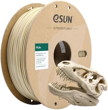eSUN PLAFilament 1. 75 mm, 3D Printer Filament PLA Plus, Dimensional Accuracy/- 0. 03 mm, 1 kg Spool (2. 2 lbs3D Printing Filament for 3D Printers, Bone White.