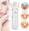 MISERWE Skin Scrubber Face Skin Spatula Blackhead Remover Pore Cleaner Face Beauty Lifting Tool Comedones Extractor with 4 Modes, Facial Scrubber Spatula for Deep Cleansing With Two Silicone Case.