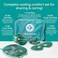 Medi Grade Cooling Face Mask and Cold Eye Mask - Safe Gel Technology Complete Eye, Under Eye and Face Ice Pack Set - Soothing Cold Face and Eye Masks for Dark Circles and Puffiness - Cool Bag Incl.