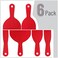 Bates Choice Putty Knife, 6 Pack, Plastic Paint Scraper, Plastic Scraper, Plastic Putty Knife, Putty Knife Set, Plastic Spreader, Spackle Tool, Plastic Putty Knife Scraper, Scraper Tool, Putty Scraper