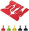 Bates Choice Putty Knife, 6 Pack, Plastic Paint Scraper, Plastic Scraper, Plastic Putty Knife, Putty Knife Set, Plastic Spreader, Spackle Tool, Plastic Putty Knife Scraper, Scraper Tool, Putty Scraper