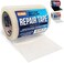 Better Boat Repair Tape Fabric Repair Covers Canvas Pop Up Camper RV Awning Tarp Canopy TearVinyl Waterproof Bimini Tops Sail Air Mattress Patch Kit 30FTx3 Clear Heavy Duty.