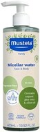 Mustela Bio Organic No-Rinse Fragrance-Free Baby Micellar Cleansing Water For Face And Body 400ml.