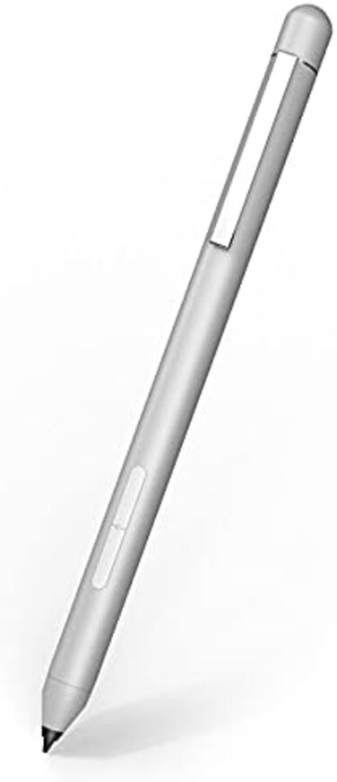 hacey Active Pen for HP Pavilion x360 11m-ad0 14M-ba0 14-cd0 15-br0; HP Envy x360 15-bp0 15-bq0, x360 15-cn0, X2 12-e0xx,X2 12g0xx ; HP Spectre x360 13-ac0xx 15-blxxx (Silver.
