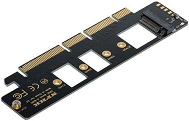 Cablecc NGFF M. 2 M-Key NVME AHCI SSD to PCI-E 3. 0 16x 4X Adapter for 110mm 80mm SSD.