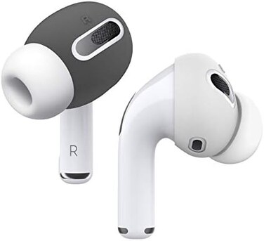 Elago Airpods Pro Secure Fit - Dark Gray/White.