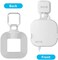 COOLWUFAN Wall Mount Holder for eero Pro Home WiFi System-Simple and Sturdy Wall Mount Holder Stand Bracket (NOT for eero 6 or eero pro 6, Without Messy Wires (White(3 Pack.