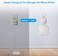 COOLWUFAN Wall Mount Holder for eero Pro Home WiFi System-Simple and Sturdy Wall Mount Holder Stand Bracket (NOT for eero 6 or eero pro 6, Without Messy Wires (White(3 Pack.