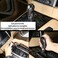 YUECHI 100% Real Carbon Fiber Interior Gear Shift Head Cover Knob Trim Car Accessories for Porsche Macan Panamera Cayman Boxster 911 718 2008-2020.