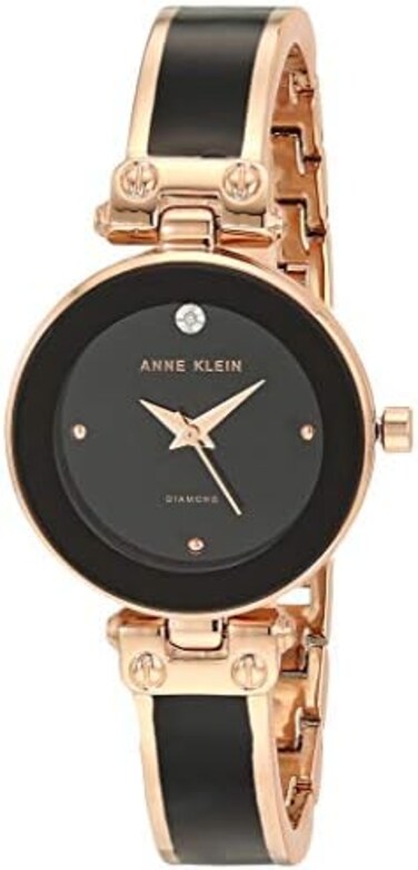 Anne Klein Women's Genuine Diamond Dial Bangle Watch.