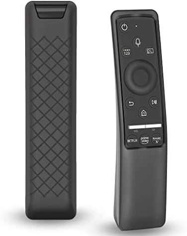 Lambcare Case Compatible with Samsung Smart TV Remote Controller BN59 Series, Light Weight Silicone Cover Protector Shockproof Anti-Slip Remote Skin Sleeve - Black.