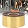 Yinuoday Hot Stamping Foil Paper with 1. 2 x 400ft, Hot Foil Stamping Paper for Leather Bronzing Machine PU Heat Transfer Anodized Gilded Paper DIY Decoration for Cloth Package Box.
