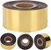Yinuoday Hot Stamping Foil Paper with 1. 2 x 400ft, Hot Foil Stamping Paper for Leather Bronzing Machine PU Heat Transfer Anodized Gilded Paper DIY Decoration for Cloth Package Box.