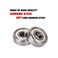 Donepart 684ZZ Small Bearings 4mm x 9mm x 4mm Double Shielded and Pre-Lubricated Deep Groove Ball Bearing (20 Pcs.