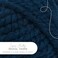 Lion Brand Yarn Wool-Ease ThickQuick Yarn, Soft and Bulky Yarn for Knitting, Crocheting, and Crafting, 3 Pack, Petrol Blue.