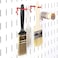 Wall Control Paint Brush Hook and Thread Spool Holder Storage Organizer Pegs for Wall Control Metal Pegboard - (4Pack of Narrow 3-Inch Reach Slotted Peg Hooks for Paint Brushes and Spools (Red.