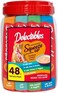 Hartz Delectables Squeeze Up Variety Packs Interactive Lickable Wet Cat Treats, case of 48.