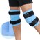 REVIX Ice Packs for Knee Injuries Reusable, Gel Ice Wraps with Cold Compression for Injury and Post-Surgery, Plush Cover and Hands-Free Application, A Set of Two.