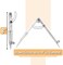 Mr. Pen- Professional Compass for Woodworking, 8 Inch Compass with Wing, Large Compass for Geometry, Compass Drawing Tool, Woodworking Compass, Pencil Compass for Carpenter, Drafting, Drawing Compass.