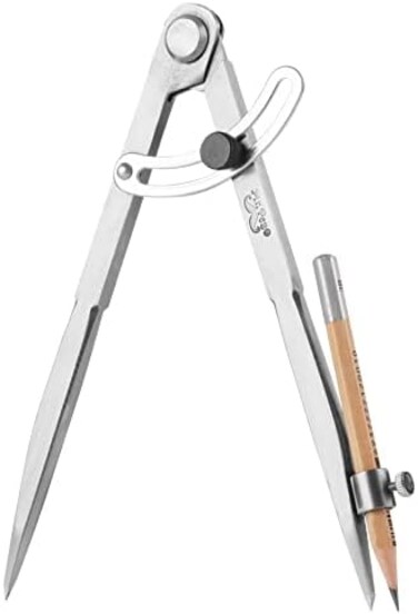 Mr. Pen- Professional Compass for Woodworking, 8 Inch Compass with Wing, Large Compass for Geometry, Compass Drawing Tool, Woodworking Compass, Pencil Compass for Carpenter, Drafting, Drawing Compass.