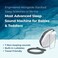 Adaptive Sound Technologies LectroFan Alpha Portable Sleep Sound Machine - Rechargeable White Noise Machine for Crib, Stroller, Car SeatMore - 7 Non-Looping Sounds - for Travel, Bedroom, Nursery.