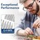 XOOL 62 in 1 Precision Screwdriver Kit, Electronics Repair Tool Kit, Magnetic Driver Kit with Flexible Shaft, Extension Rod for Mobile Phone, Smartphone, Game Console, PC, Tablet.