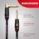 Monster Cable Prolink Bass Instrument - 12 ft - Right Angle to Straight.